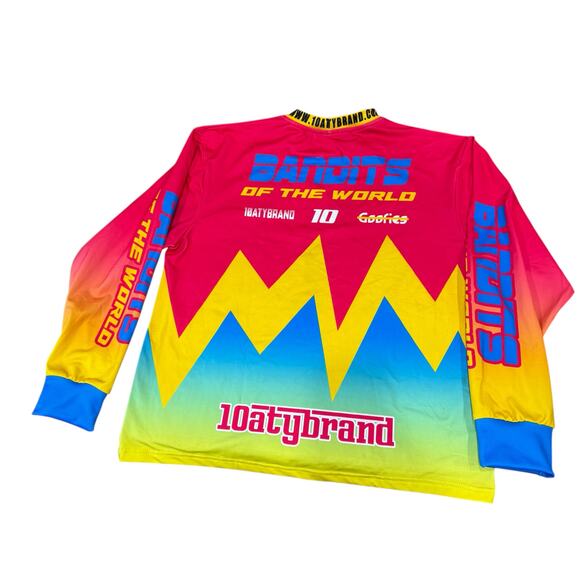 Motocross X Goofies Long Sleeve Shirt Top NEW 10ATYbrand Bandits of the World - Picture 2 of 6